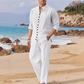 👔🌿 2-teiliges minimalistisches Freizeit-Set für Herren – Schlichtes Hemd & Hose, atmungsaktiv & vielseitig – Ideal für Alltag, Büro & Freizeit 🕶️