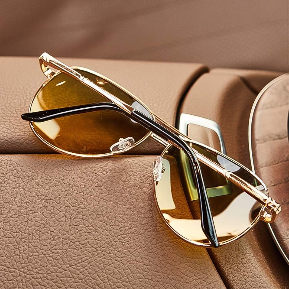 PEDRO - Gafas de sol de estética sartorial vintage con montura metálica y lentes ahumadas™