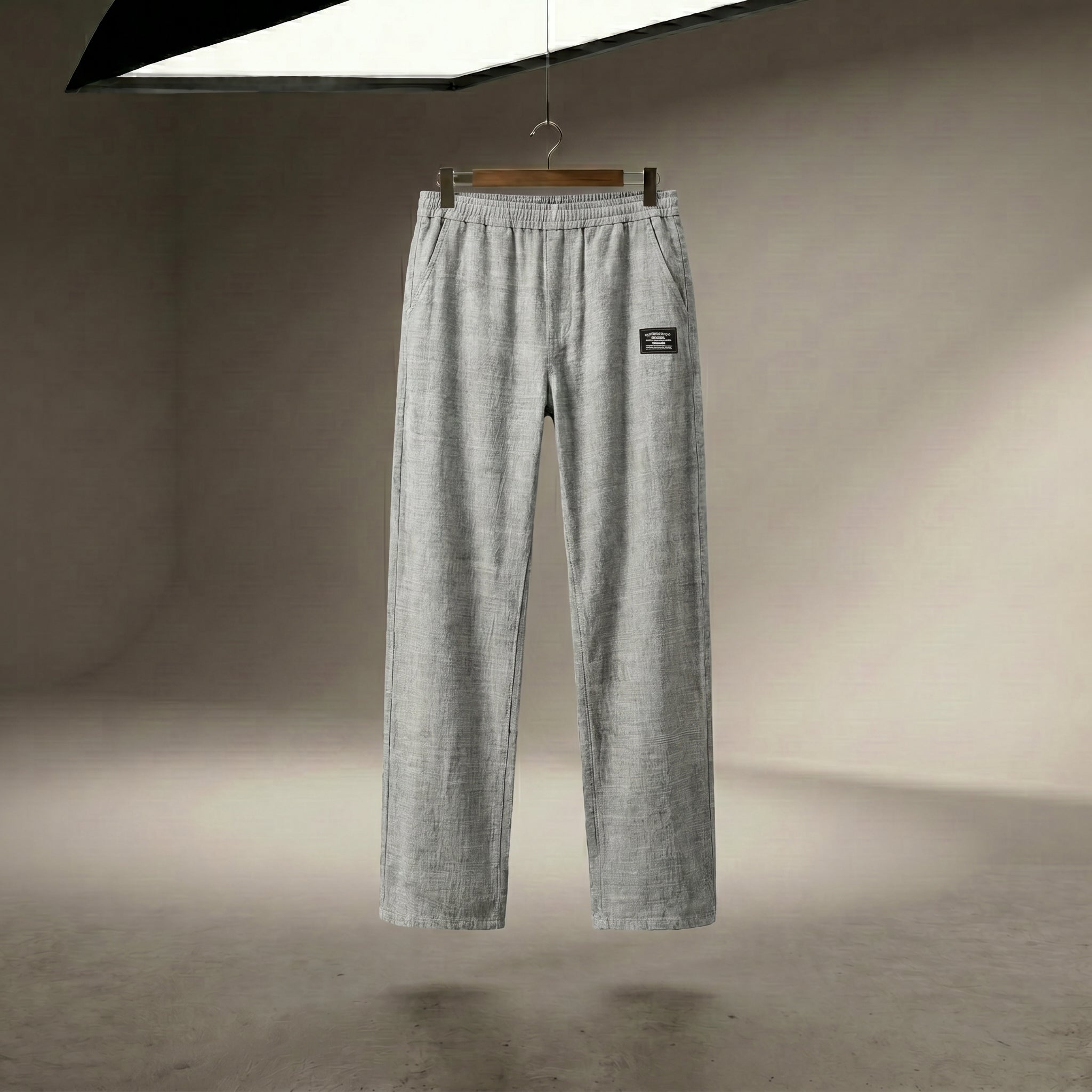 IVÁN|Pantalones de algodón y lino transpirables