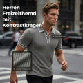👕 50% RABATT! 🌞 Lässiges Sommer-Polohemd mit Kurzen Ärmeln – Atmungsaktive Baumwolle, Moderne Passform & Ideal Für Freizeit & Arbeit 💼