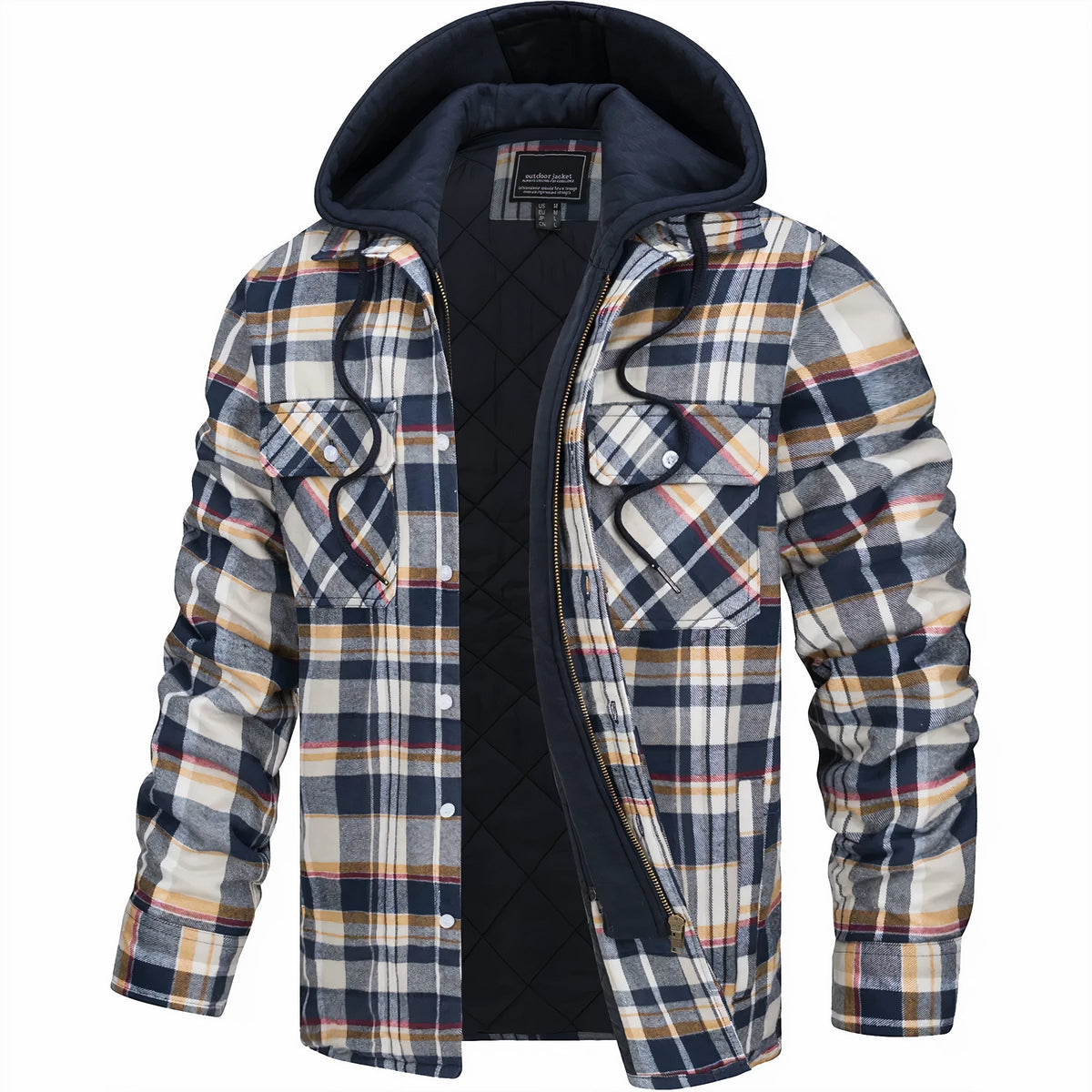 MIGUEL - Sobrecamisa acolchada con capucha™