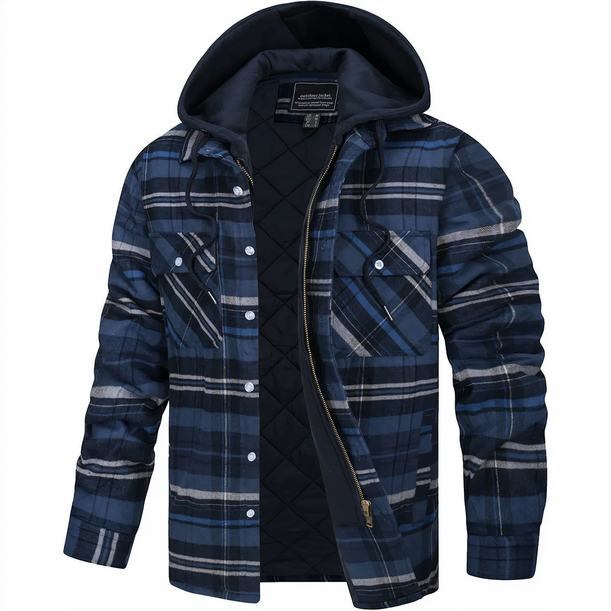 MIGUEL - Sobrecamisa acolchada con capucha™