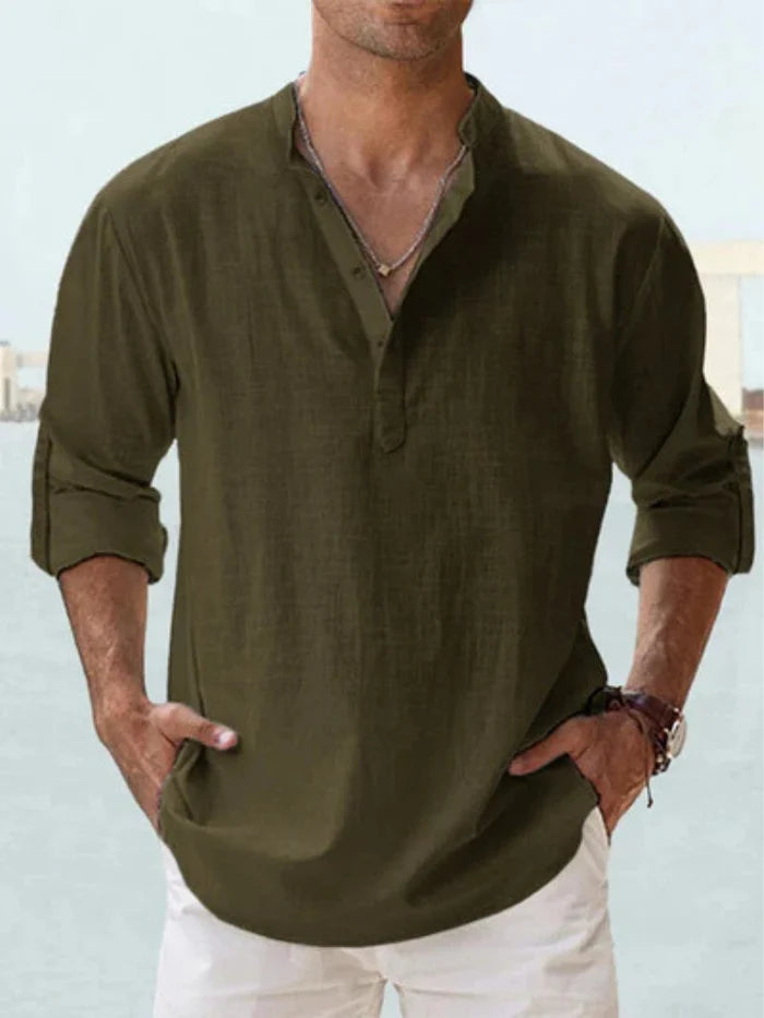 ANTONIO-Camisa de Lino Veraniega