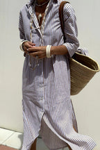 Mar- Vestido Veraniego de Rayas