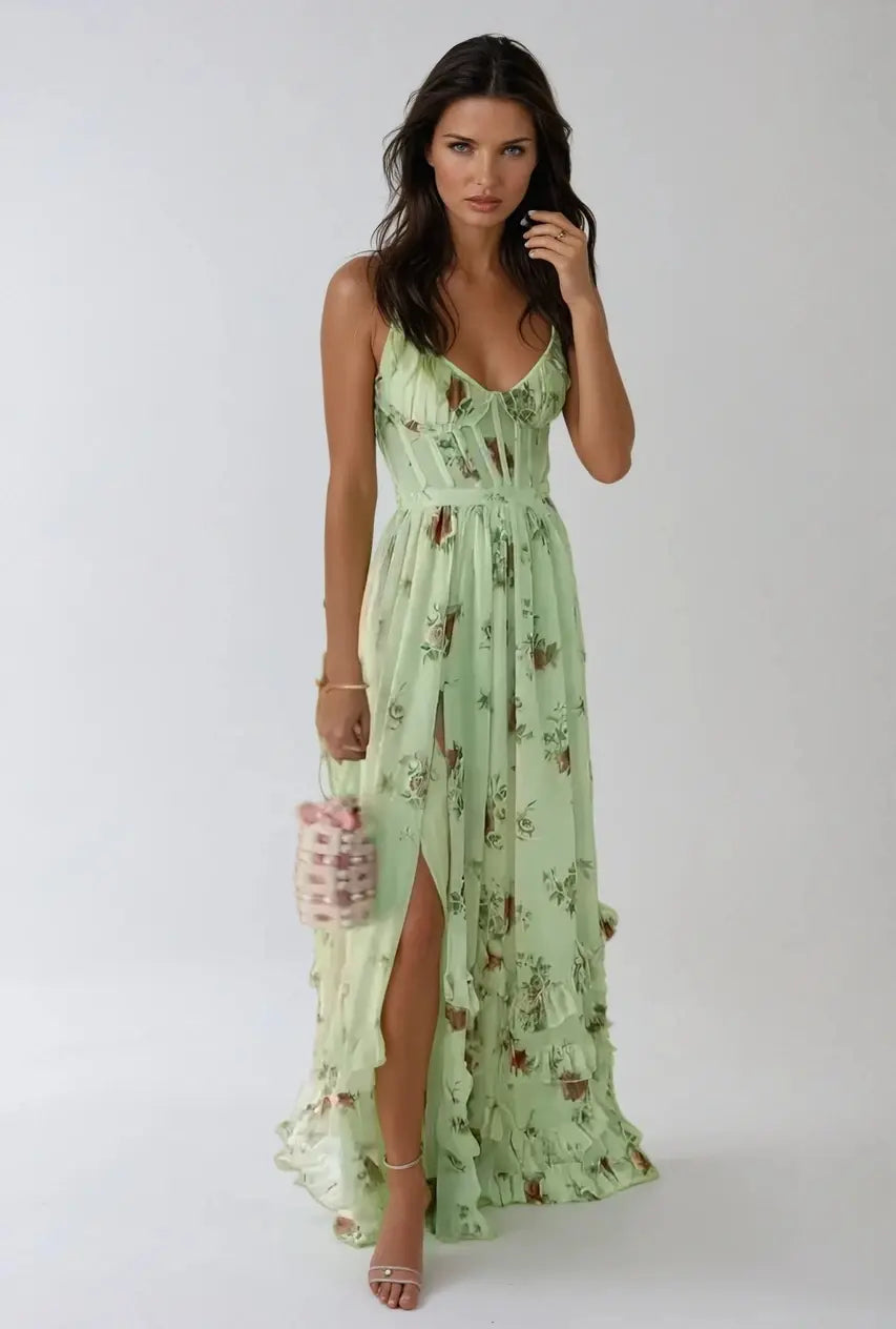 VIOLETA - Vestido largo de tirantes™
