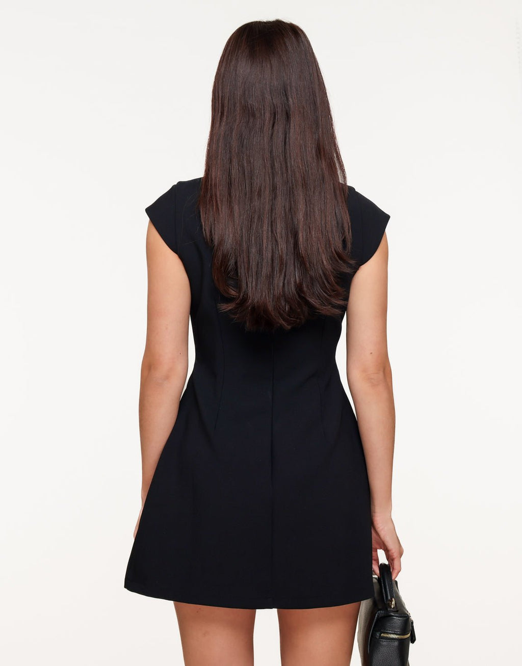 GONZALA - Minivestido estilo chaleco de cuello perkins™